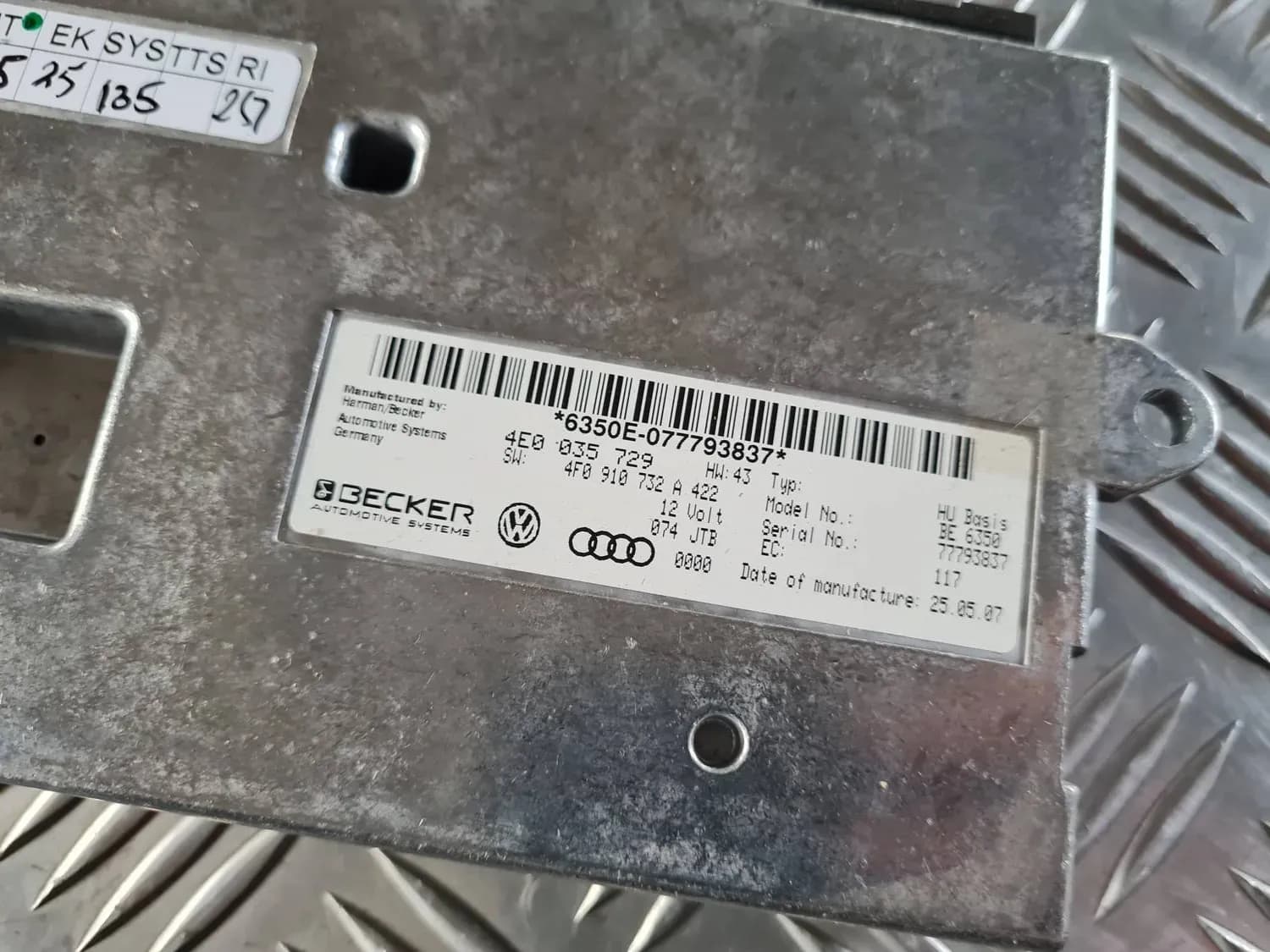 Multimēdijas vadības bloks AUDI A6 2008 - foto 3