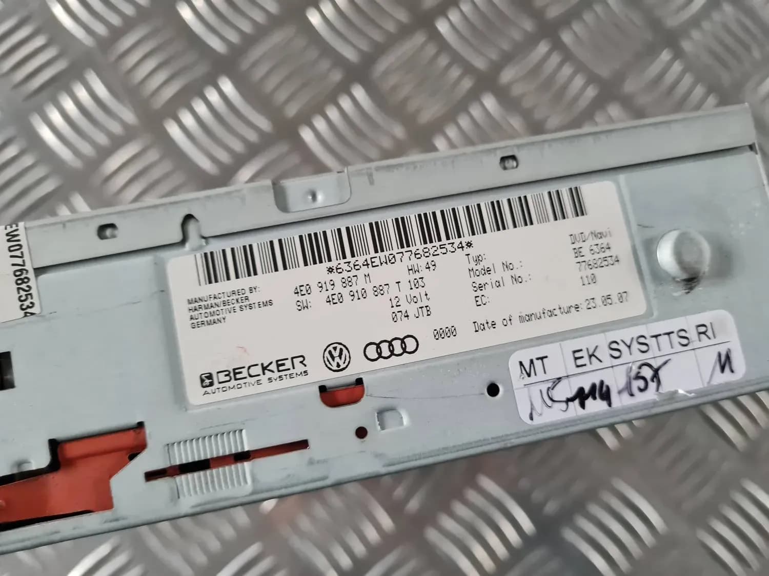 CD/DVD/Navigācijas bloks AUDI A6 2008 - foto 6