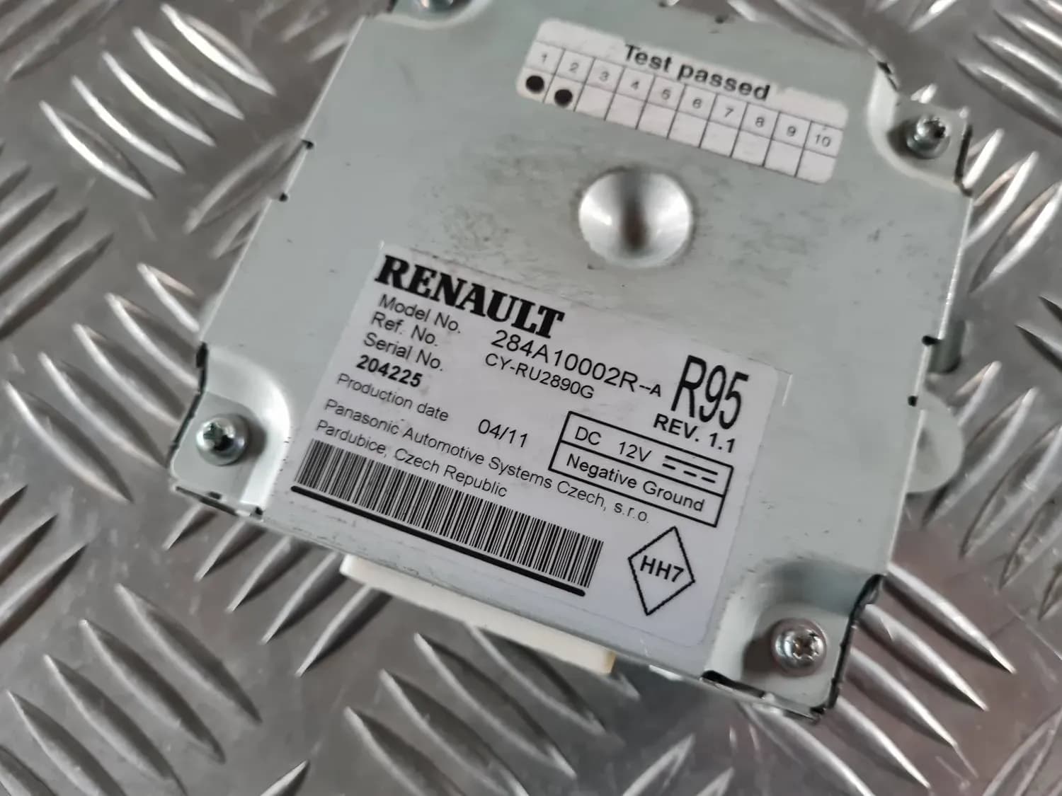 Atpakaļskata kameras vadības bloks RENAULT SCENIC III 2011 - foto 2