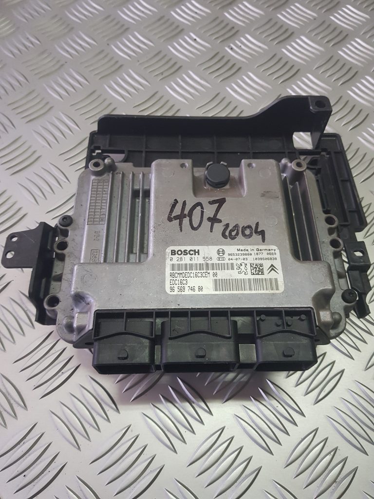 Dzinēja vadības bloks priekš PEUGEOT 407 2004 1 Dzinēja vadības bloks priekš PEUGEOT 407 2004