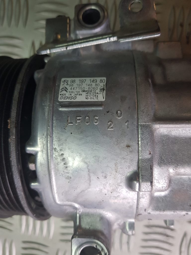 Gaisa kondicioniera kompresors priekš CITROEN C4 2018 2 Gaisa kondicioniera kompresors priekš CITROEN C4 2018