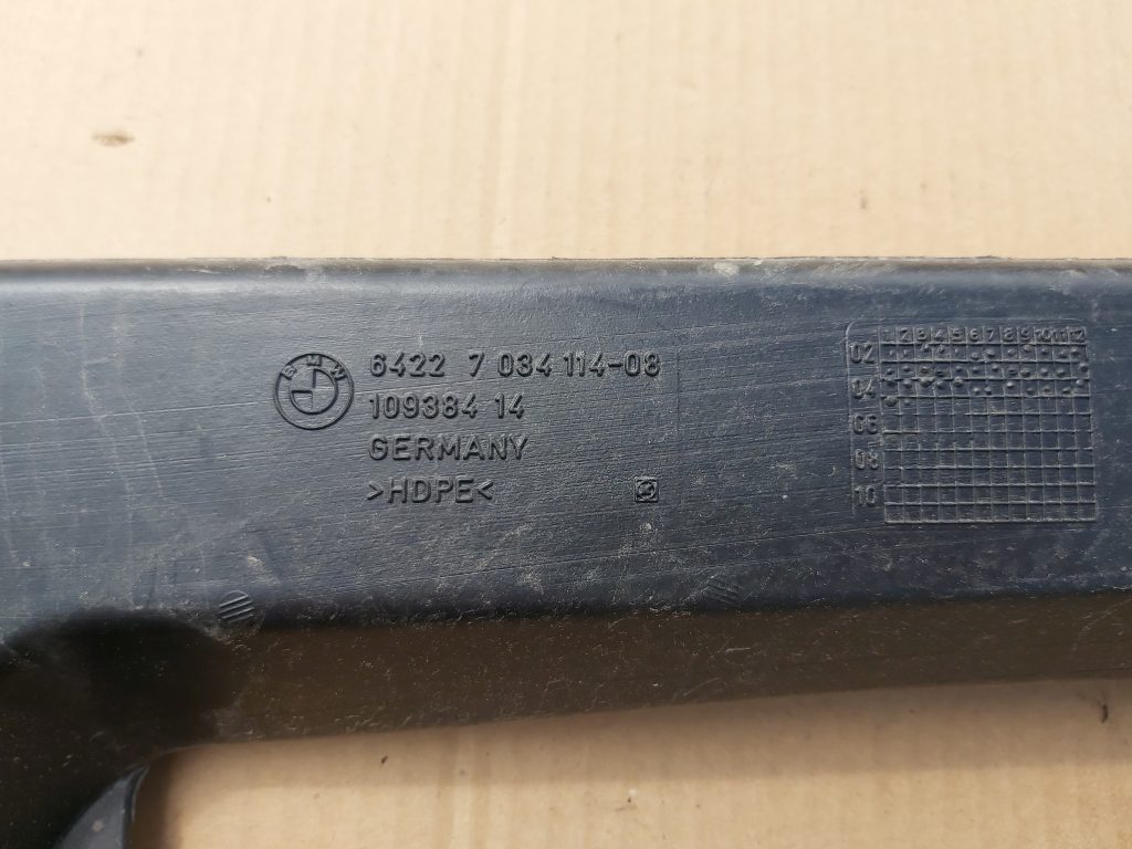 Salona gaisa vads priekš BMW 525 E60 2006 BLACK 2 Salona gaisa vads priekš BMW 525 E60 2006 BLACK