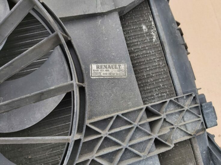 Dzesēšanas radiatora ventilators priekš RENAULT MEGANE 2004 2