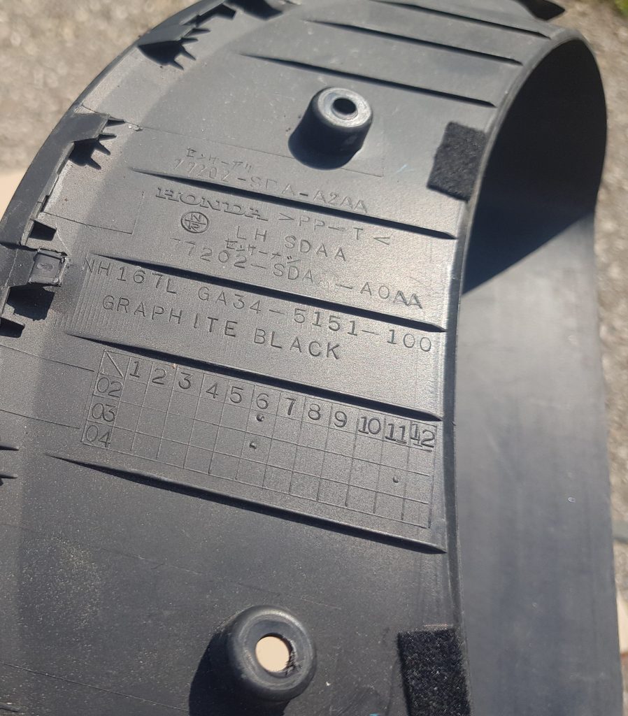 Spidometra apdare priekš HONDA ACCORD 2007 YR565P 3 Spidometra apdare priekš HONDA ACCORD 2007 YR565P