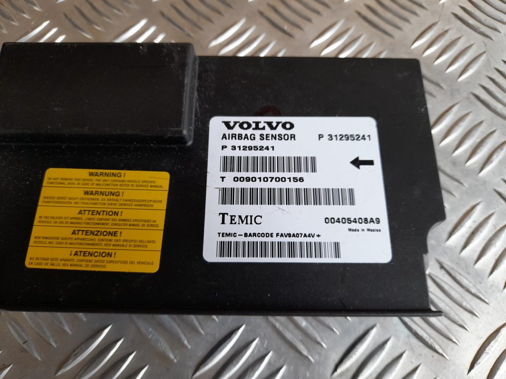 Drošības spilvena vadības bloks priekš VOLVO XC60 2009 4 Drošības spilvena vadības bloks priekš VOLVO XC60 2009