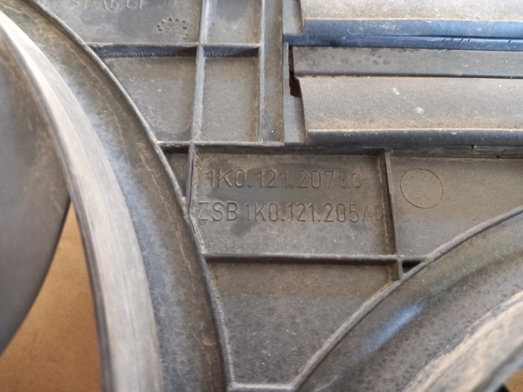 Dzesēšanas radiatora ventilators priekš VW PASSAT CC 2009 4 Dzesēšanas radiatora ventilators priekš VW PASSAT CC 2009