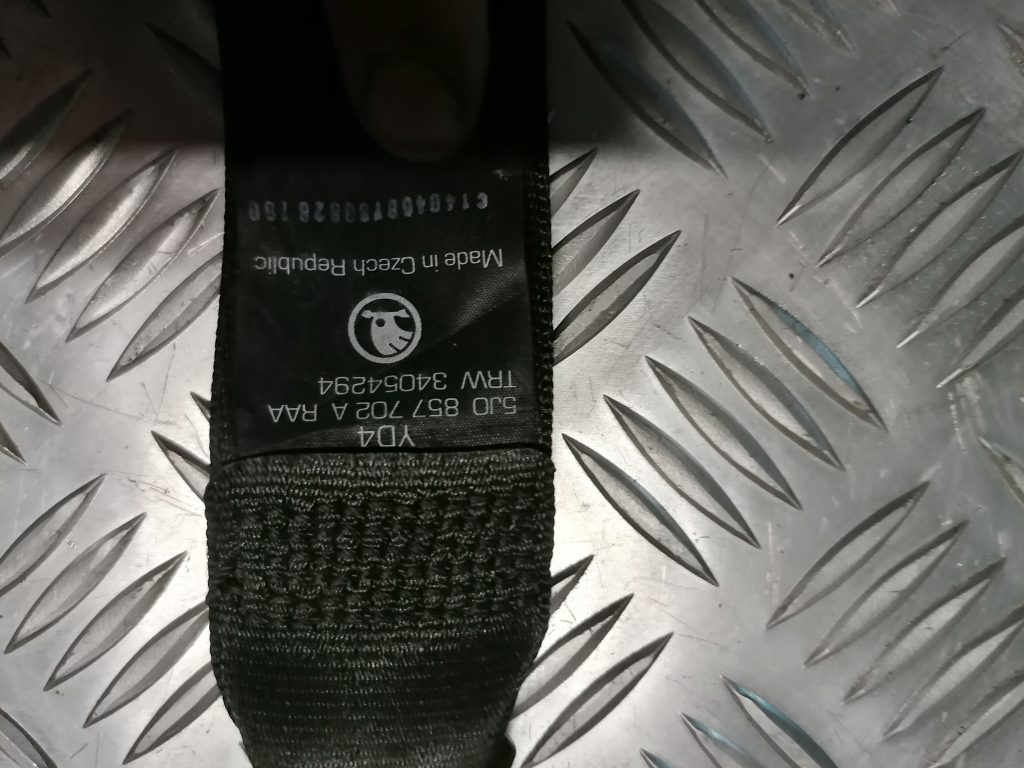 Priekšējā labā drošības josta priekš ŠKODA FABIA 2008 2 Priekšējā labā drošības josta priekš ŠKODA FABIA 2008