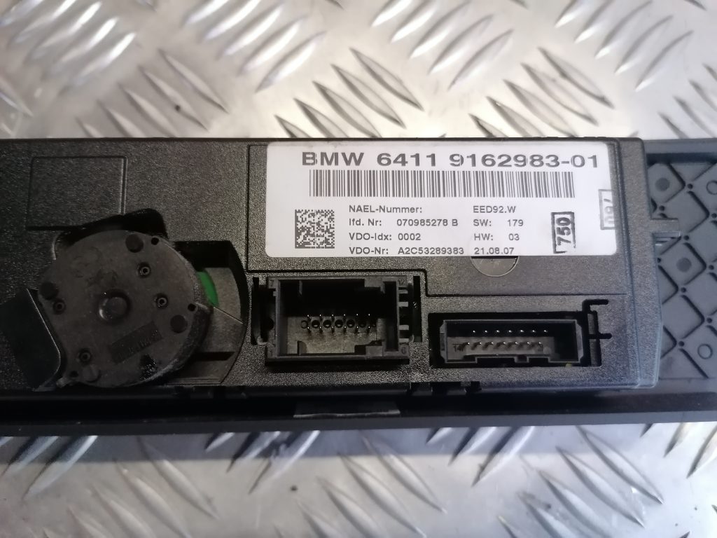 Klimata kontroles bloks priekš BMW 330D E91 2008 TOURING 3 Klimata kontroles bloks priekš BMW 330D E91 2008 TOURING