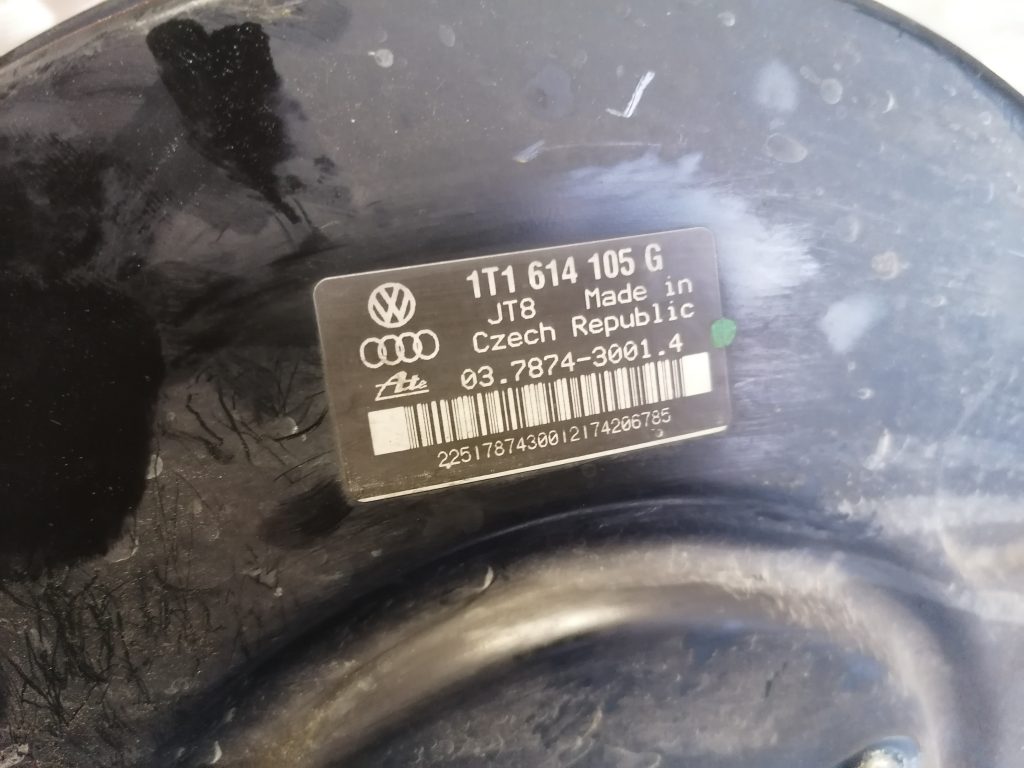 Vakuuma bremžu pastiprinātājs priekš VW TOURAN 2005 2 Vakuuma bremžu pastiprinātājs priekš VW TOURAN 2005