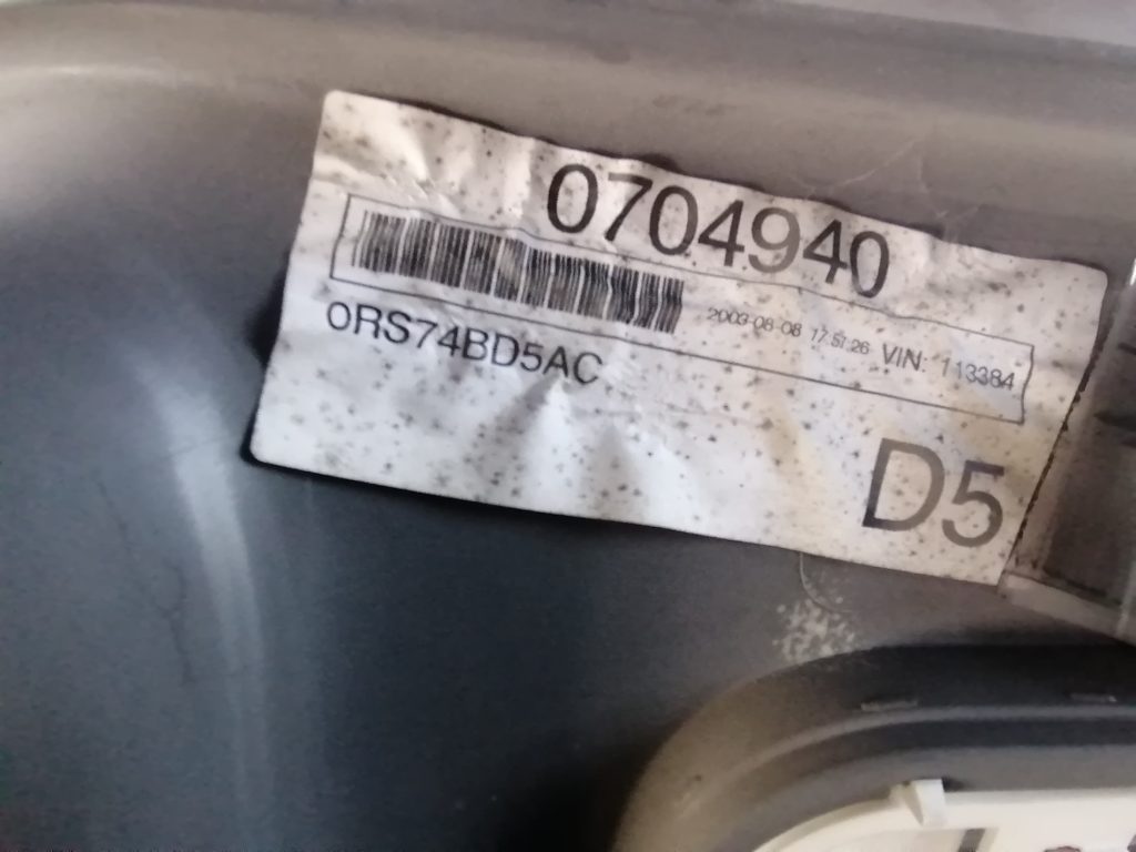 Bagāžnieka vāka liela apdare priekš CHRYSLER GRAND VOYAGER 2004 3 Bagāžnieka vāka liela apdare priekš CHRYSLER GRAND VOYAGER 2004