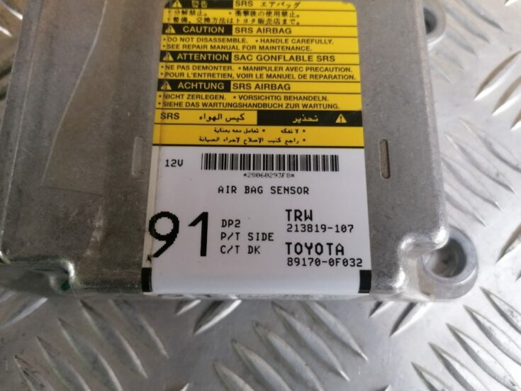 Drošības spilvena vadības bloks priekš TOYOTA COROLLA VERSO 2005