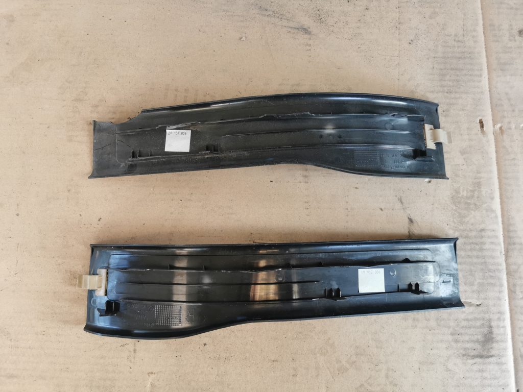 Sliekšņa aizmugurēja laba uzlika (salonā) priekš MERCEDES BENZ ML320 2005 BLACK 2 Sliekšņa aizmugurēja laba uzlika (salonā) priekš MERCEDES BENZ ML320 2005 BLACK