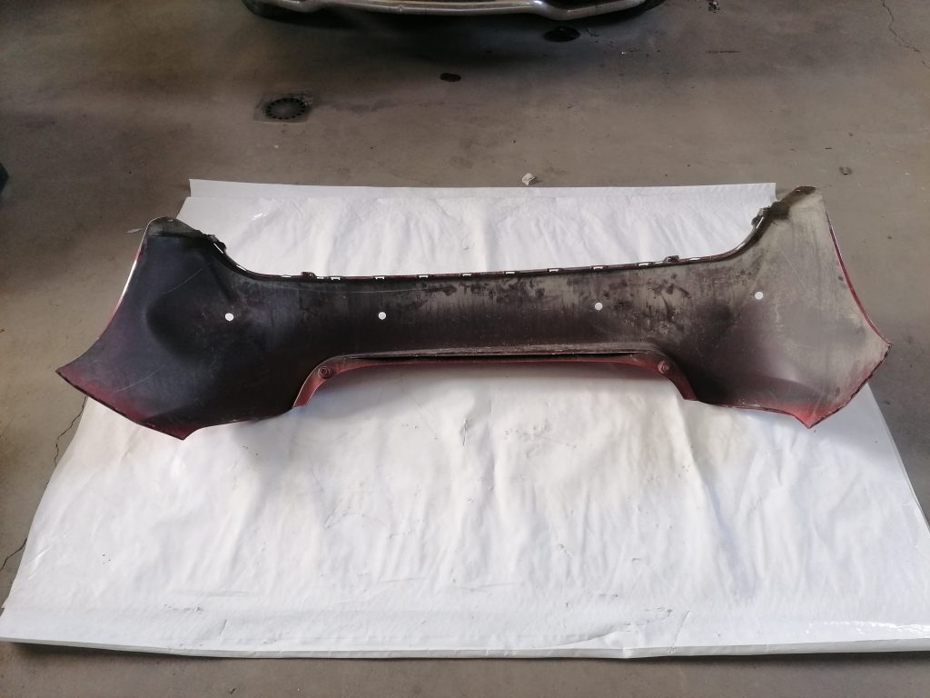 Aizmugures buferis priekš Toyota Yaris 2012-2014 521590D520 2 Aizmugures buferis priekš Toyota Yaris  2012-2014 521590D520