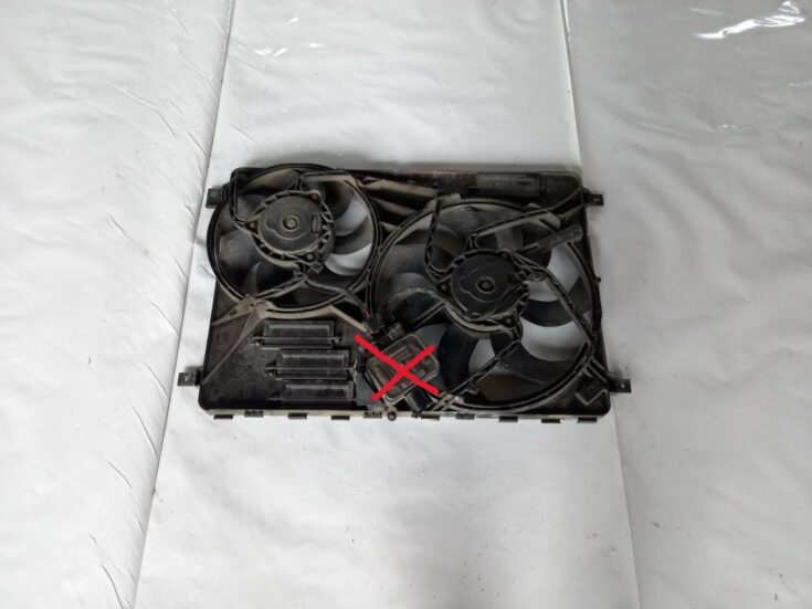 Dzesēšanas radiatora ventilators priekš LAND ROVER FREELANDER 2007 1