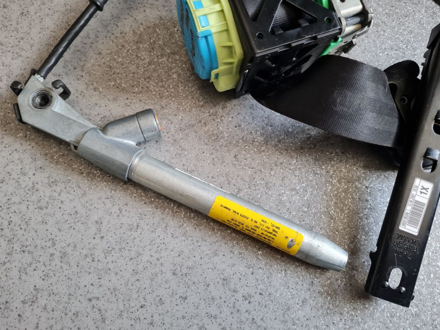 Priekšējā labā drošības josta priekš CITROEN PICASSO 2007 11 Priekšējā labā drošības josta priekš CITROEN PICASSO 2007