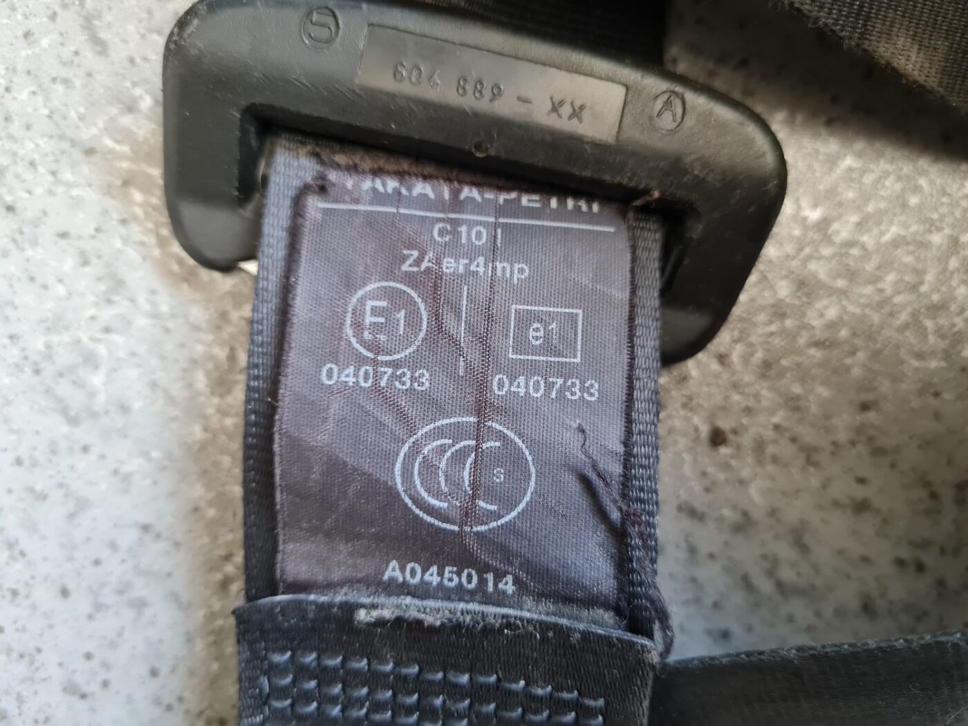 Priekšējā labā drošības josta priekš CITROEN PICASSO 2007 3 Priekšējā labā drošības josta priekš CITROEN PICASSO 2007