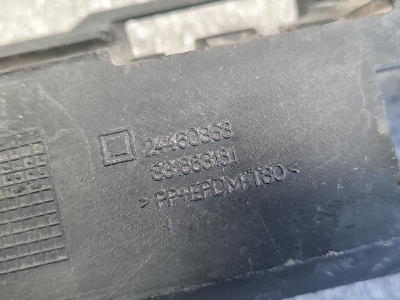 Aizmugurējā spārna un bufera stiprinājums priekš OPEL ASTRA H 2006 4 Aizmugurējā spārna un bufera stiprinājums priekš OPEL ASTRA H 2006