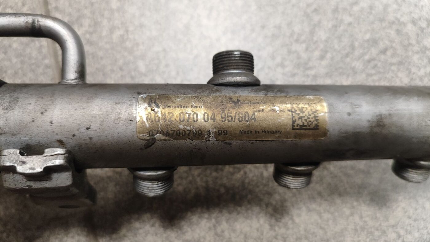 Degvielas sadales caurule priekš MERCEDES BENZ ML320 2005 BLACK 7 Degvielas sadales caurule priekš MERCEDES BENZ ML320 2005 BLACK