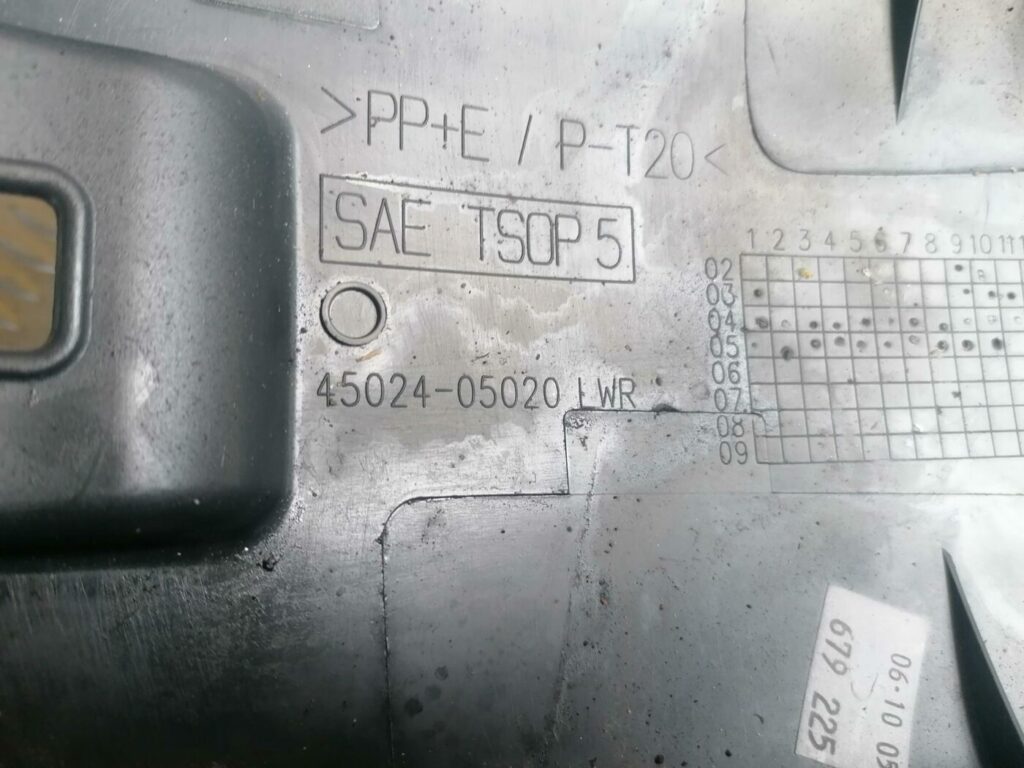 Stūres statnes putekļu aizsargs (salonā) priekš TOYOTA AVENSIS 2007 3 Stūres statnes putekļu aizsargs (salonā) priekš TOYOTA AVENSIS 2007