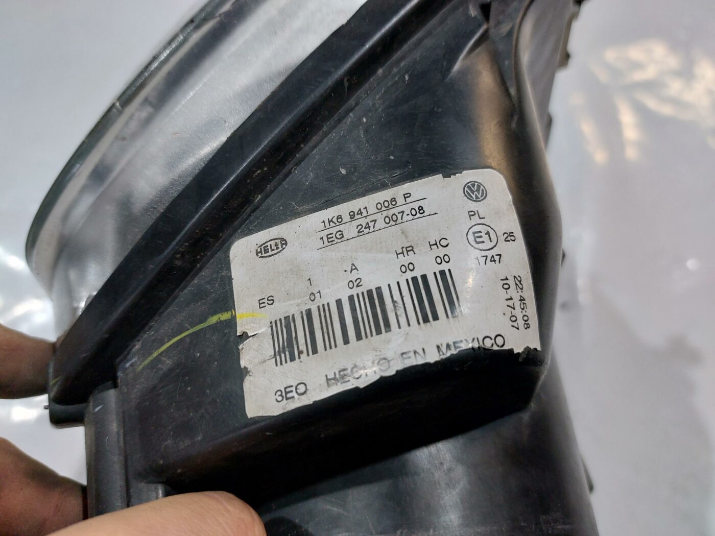 Priekšējais labais lukturis priekš VW JETTA 2008 4 Priekšējais labais lukturis priekš VW JETTA 2008