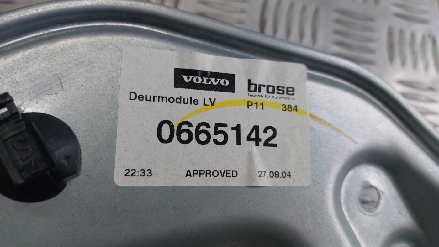 Stikla pacelšanas mehānisma panele priekš VOLVO S40 2004 Black 4 Stikla pacelšanas mehānisma panele priekš VOLVO S40 2004 Black