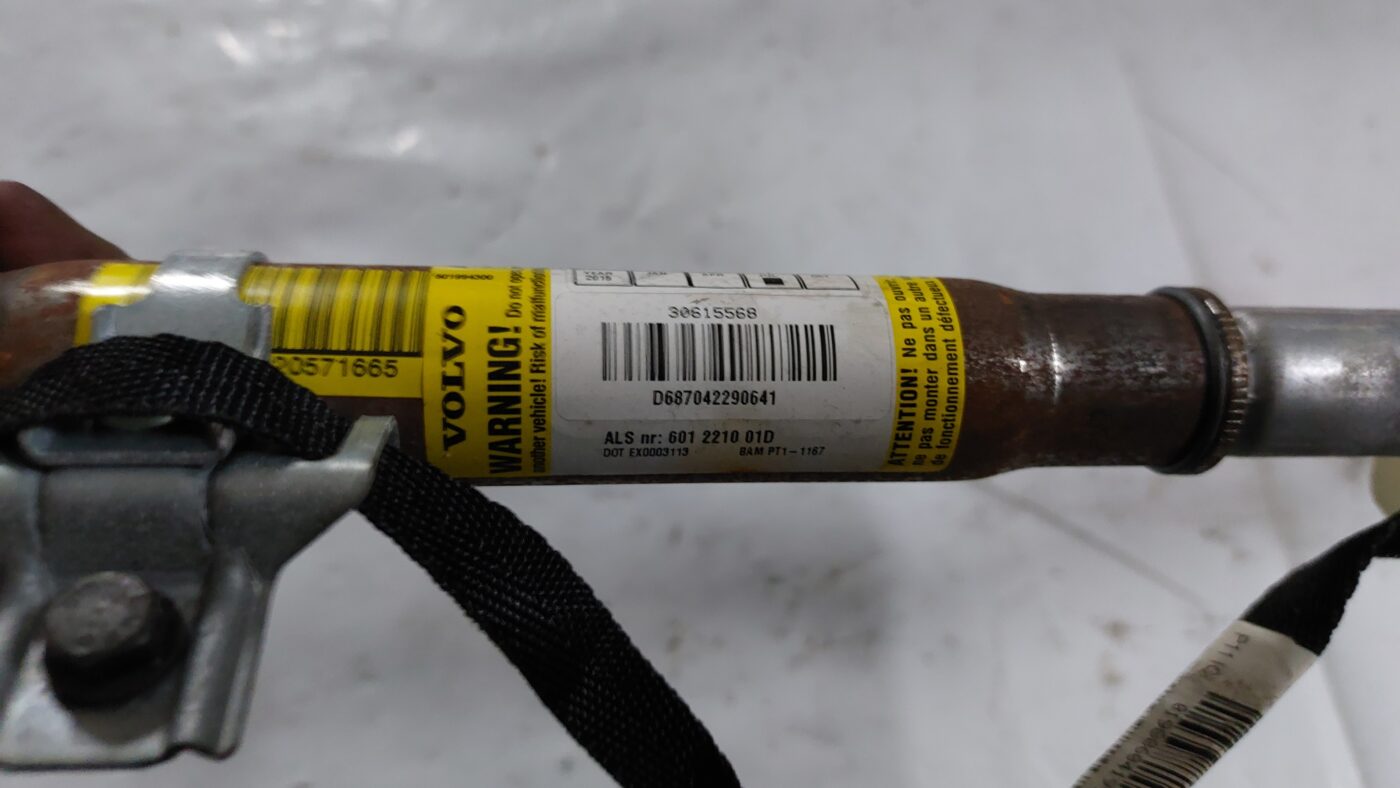 Griestu drošības spilvens, pa labi priekš VOLVO S40 2004 Black 2 Griestu drošības spilvens, pa labi priekš VOLVO S40 2004 Black