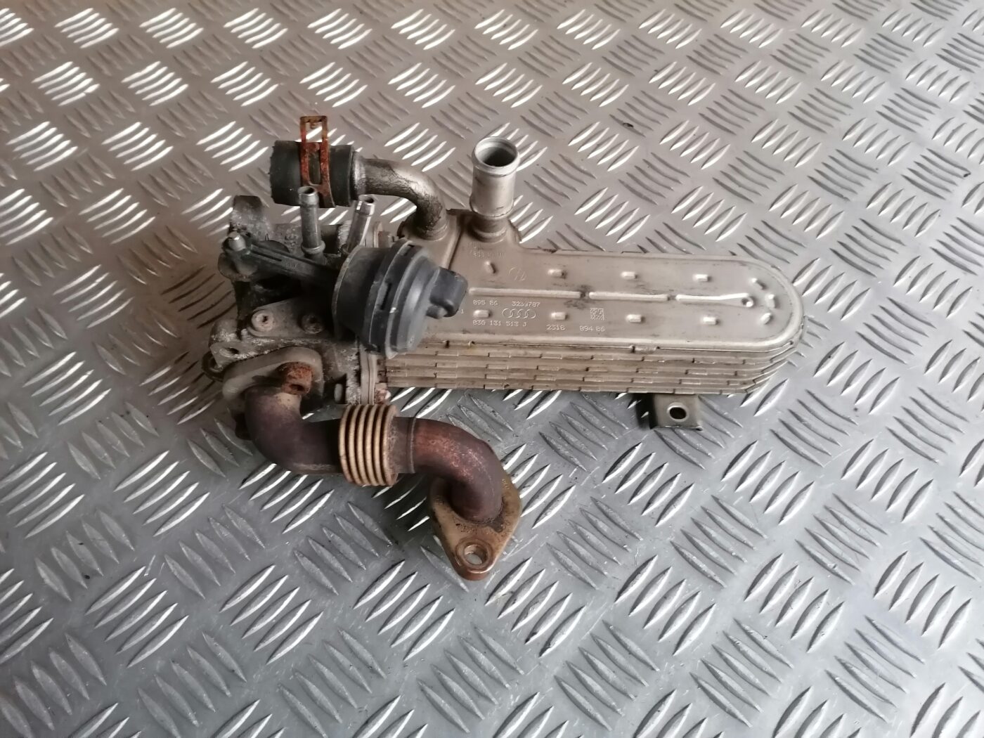 EGR vārsta dzesētājs priekš ŠKODA OCTAVIA 2006 2 EGR vārsta dzesētājs priekš ŠKODA OCTAVIA 2006