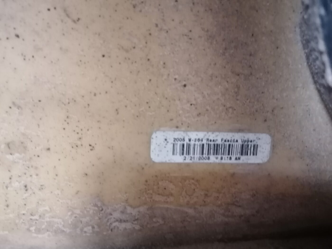 Aizmugures buferis priekš MERCEDES BENZ ML280 2008 OBSIDIAN BLACK 17 Aizmugures buferis priekš MERCEDES BENZ ML280 2008 OBSIDIAN BLACK