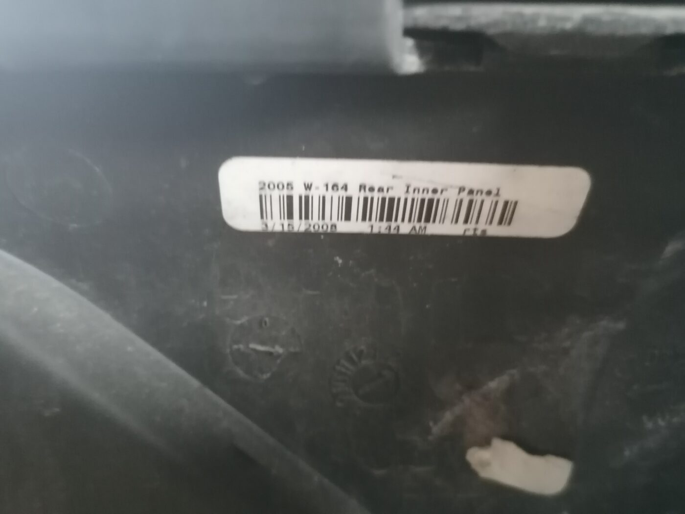 Aizmugures buferis priekš MERCEDES BENZ ML280 2008 OBSIDIAN BLACK 18 Aizmugures buferis priekš MERCEDES BENZ ML280 2008 OBSIDIAN BLACK