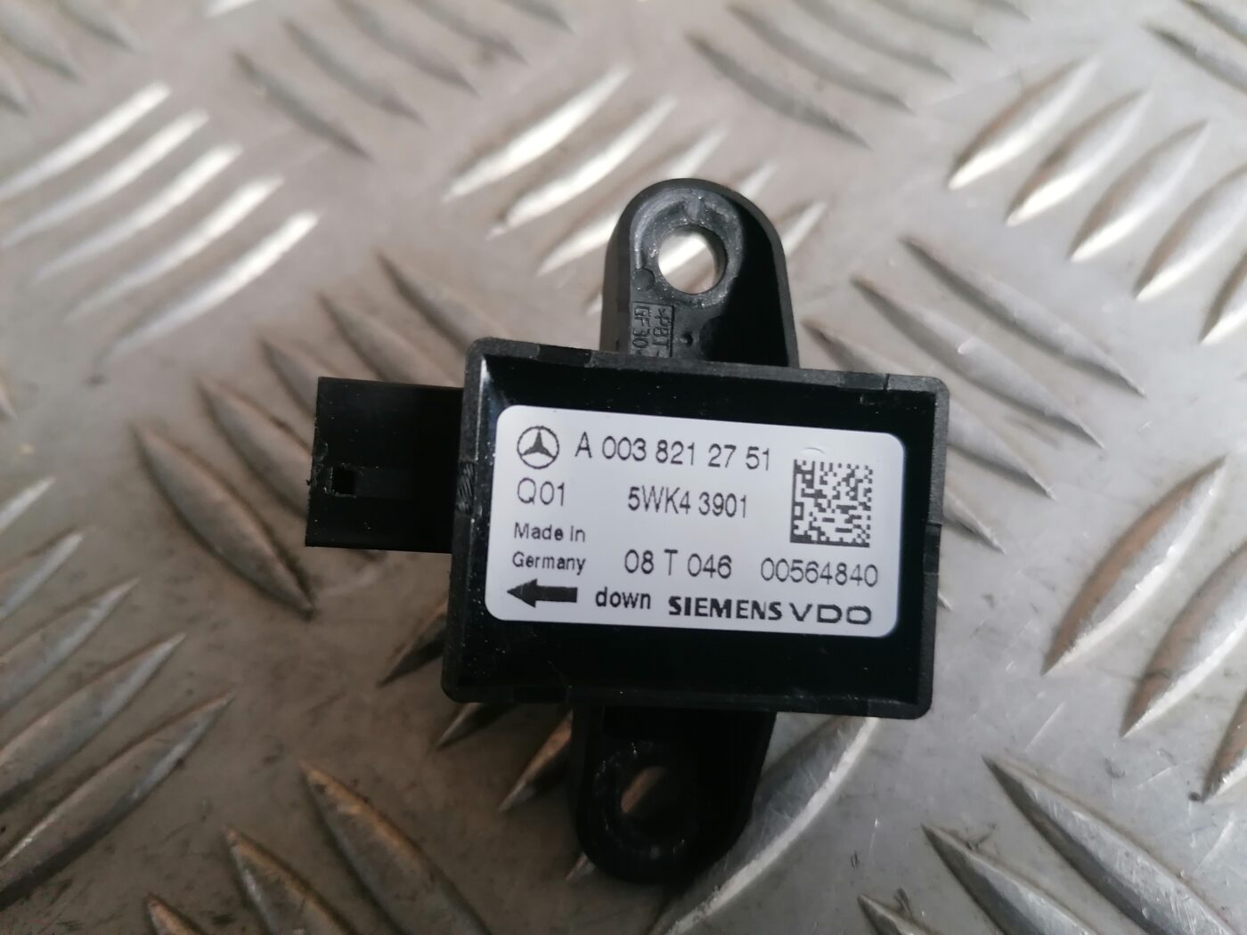 Drošības spilvena trieciensensors priekš MERCEDES BENZ ML280 2008 OBSIDIAN BLACK 4 Drošības spilvena trieciensensors priekš MERCEDES BENZ ML280 2008 OBSIDIAN BLACK