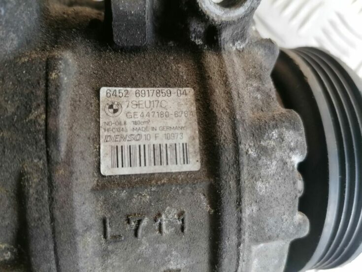 Gaisa kondicioniera kompresors priekš BMW 525 E60 2004 BLACK 4