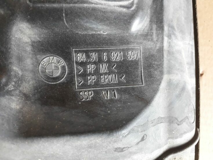 Gaisa vads priekš BMW 530D E61 2006 TOURING BLUE