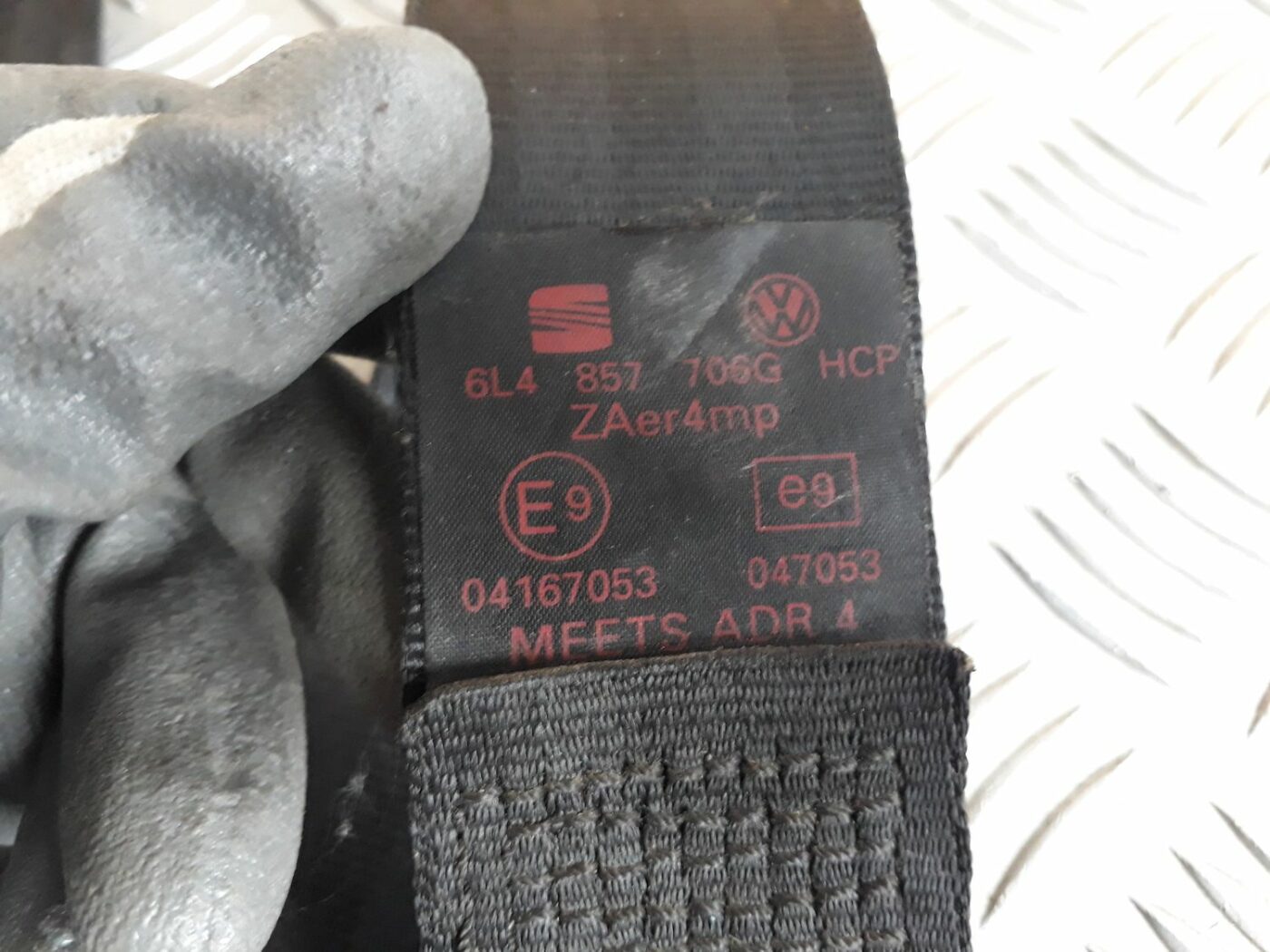 Priekšējā labā drošības josta priekš SEAT IBIZA 2005 2 Priekšējā labā drošības josta priekš SEAT IBIZA 2005