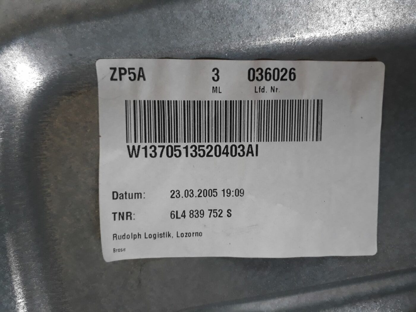 Stikla pacelšanas mehānisma panele priekš SEAT IBIZA 2005 2 Stikla pacelšanas mehānisma panele priekš SEAT IBIZA 2005