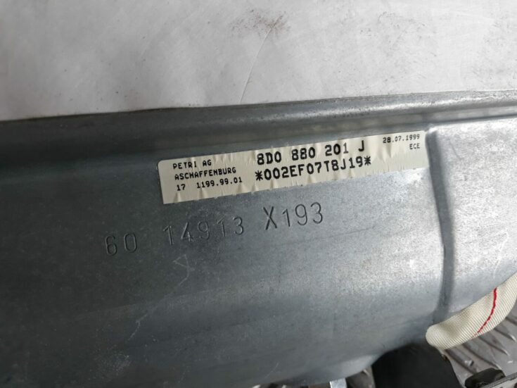 Mērinstrumenta paneļa drošības spilvens priekš AUDI A4 1999 5