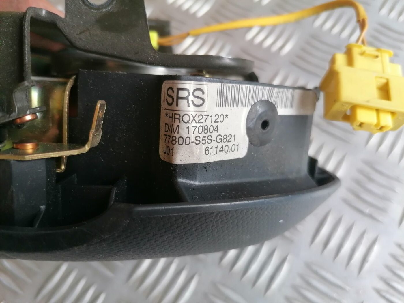 Stūres drošības spilvens priekš HONDA CIVIC 2004 4 Stūres drošības spilvens priekš HONDA CIVIC 2004