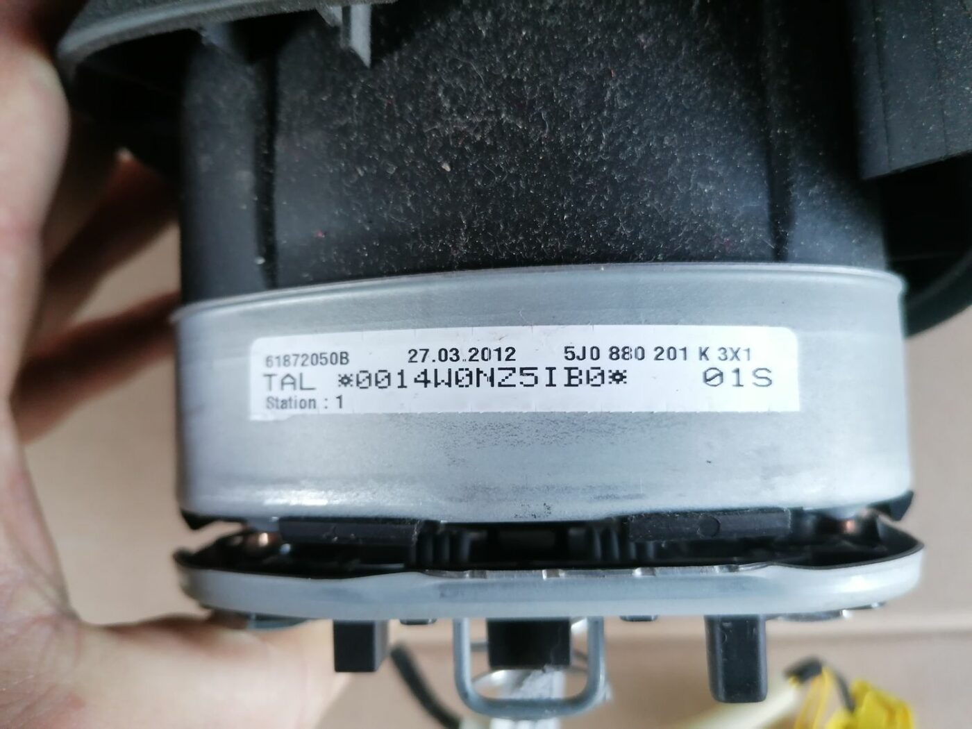 Stūres drošības spilvens priekš SKODA YETI 2012 4 Stūres drošības spilvens priekš SKODA YETI 2012