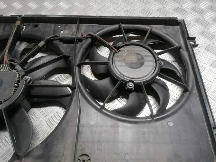 Dzesēšanas radiatora ventilators priekš SKODA OCTAVIA 2012 3