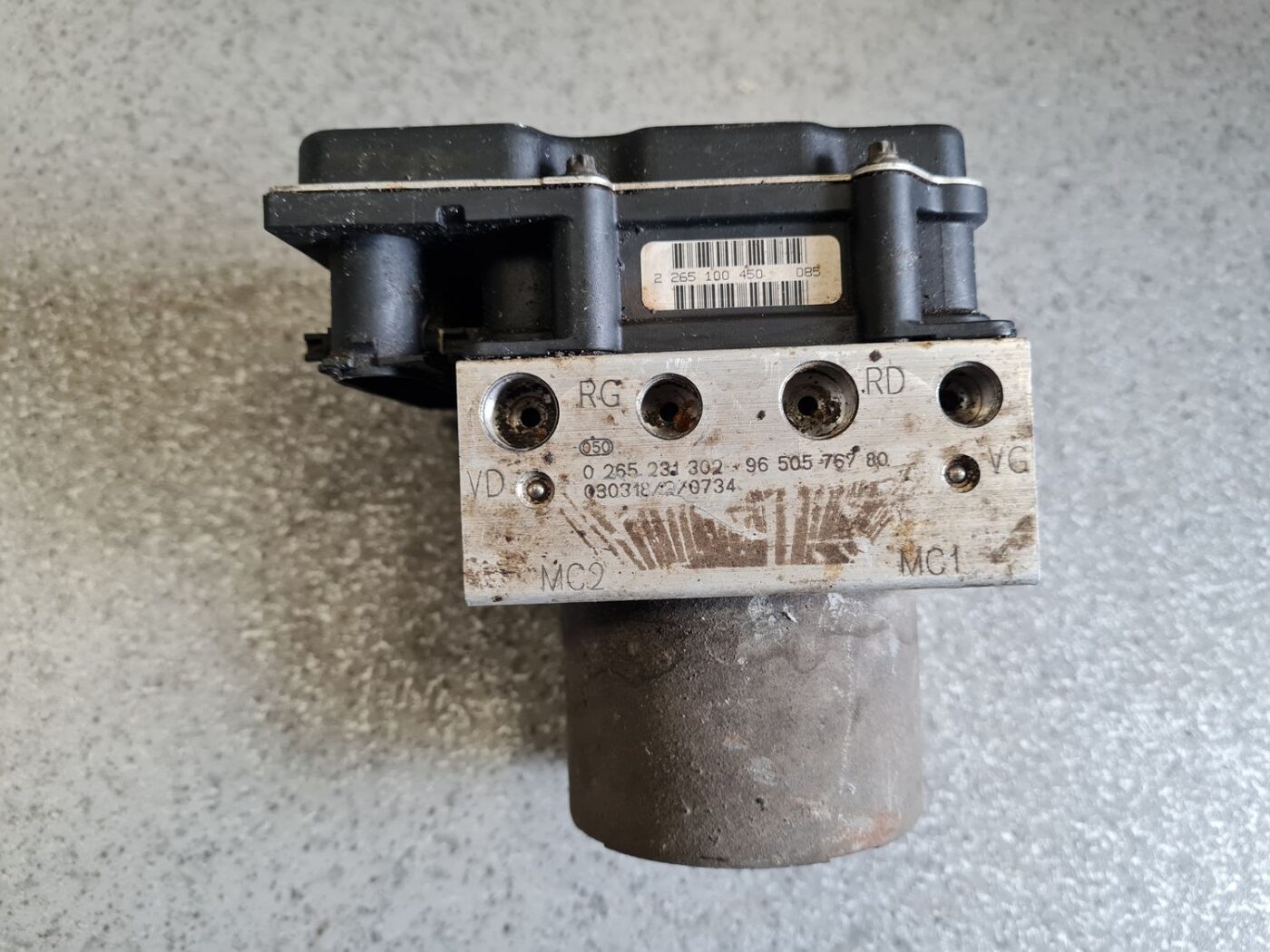 ABS bloks priekš PEUGEOT 307 2003 10 ABS bloks priekš PEUGEOT 307 2003