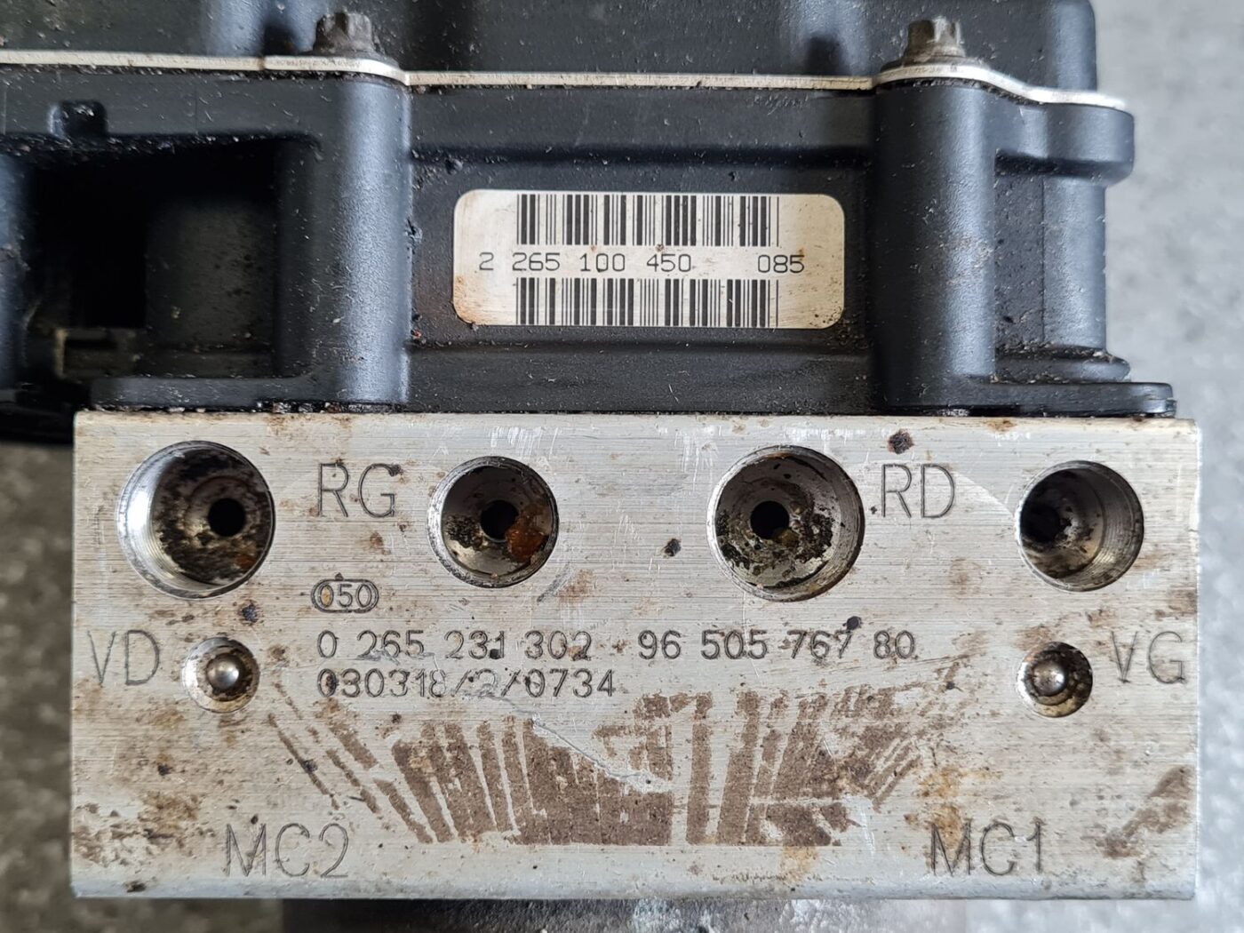 ABS bloks priekš PEUGEOT 307 2003 9 ABS bloks priekš PEUGEOT 307 2003