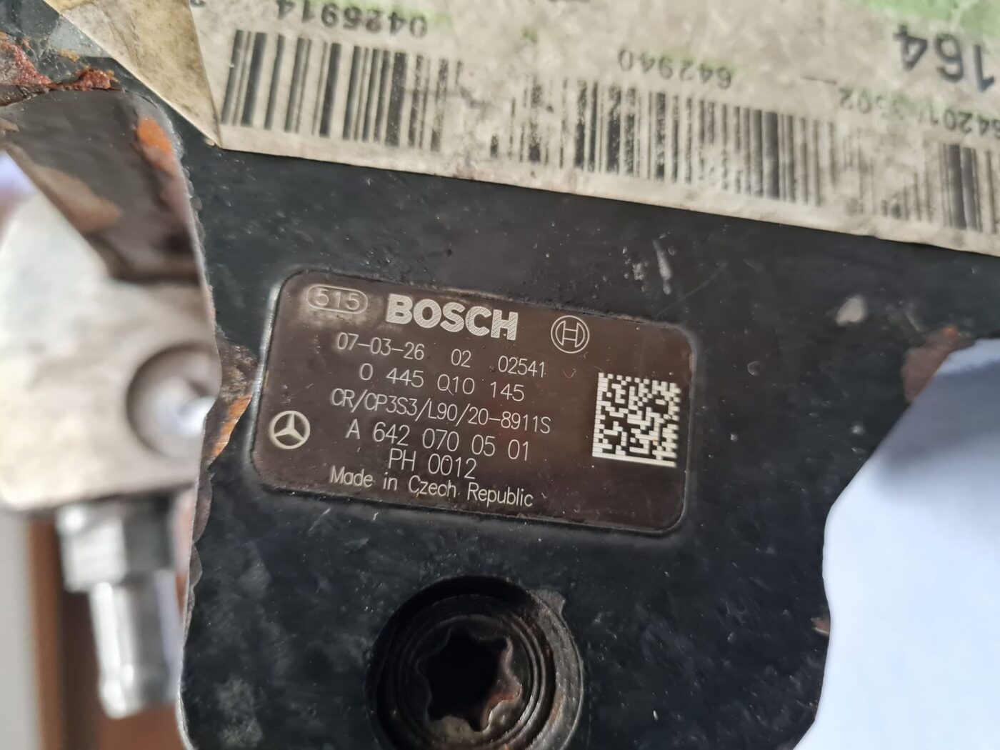 Augstspiediena degvielas sūknis priekš MERCEDES BENZ ML320 2006 SILVER 5 Augstspiediena degvielas sūknis priekš MERCEDES BENZ ML320 2006 SILVER