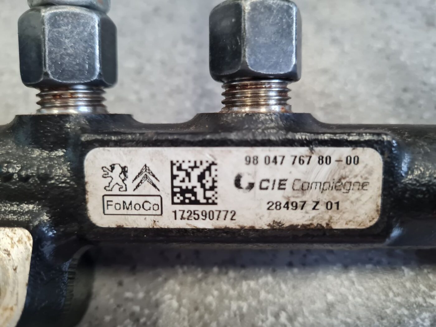 Degvielas sadales caurule priekš CITROEN C4 2018 7 Degvielas sadales caurule priekš CITROEN C4 2018