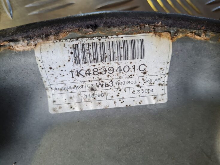 Stikla pacelšanas mehānisms aizmugurējais kreisais priekš VW GOLF 5 2004