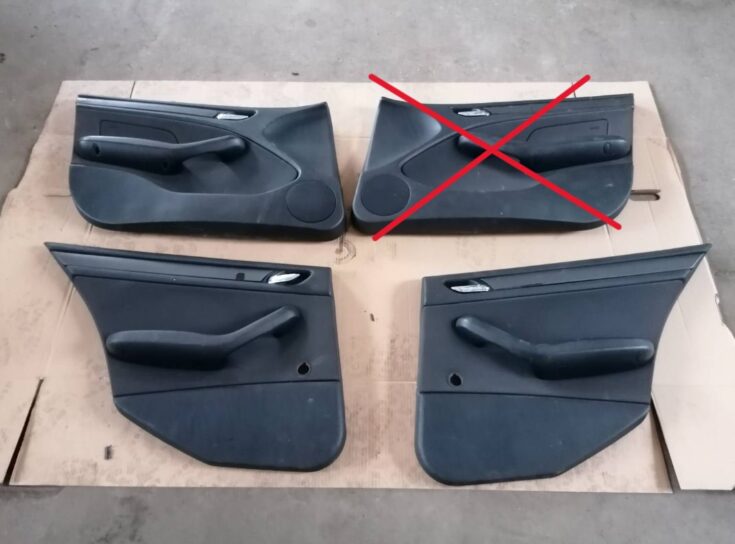 Durvju apdares komplekts priekš BMW 318D E46 2002 SEDAN