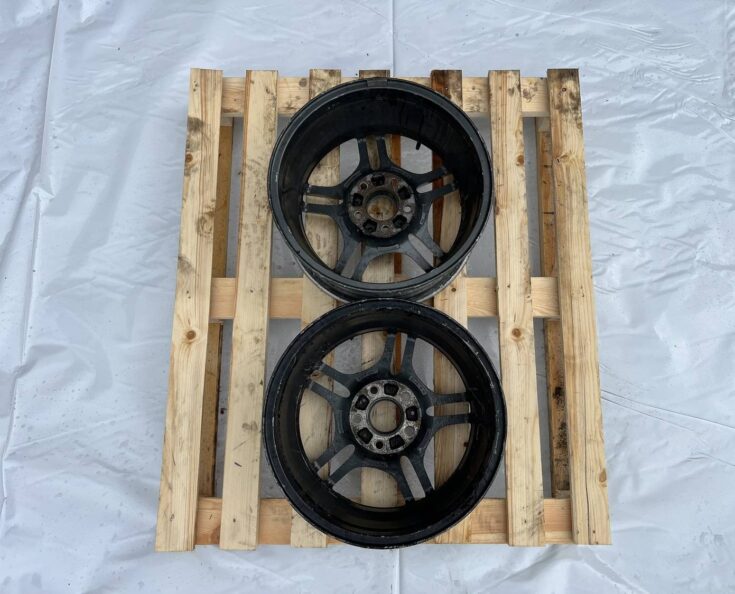 Lietie diski - vieglmetāla (2gab) priekš BMW 525 E60 2004 BLACK