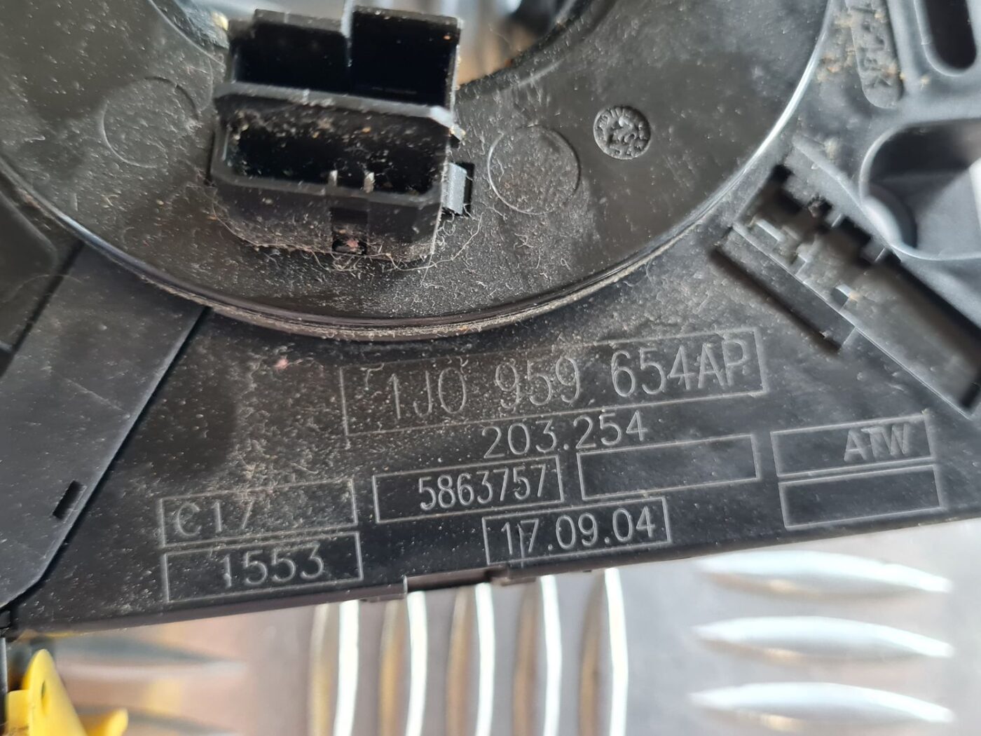 Drošības spilvena slīdgredzens priekš VW PASSAT 2004 UNIVERSAL GREY 3 Drošības spilvena slīdgredzens priekš VW PASSAT 2004 UNIVERSAL GREY