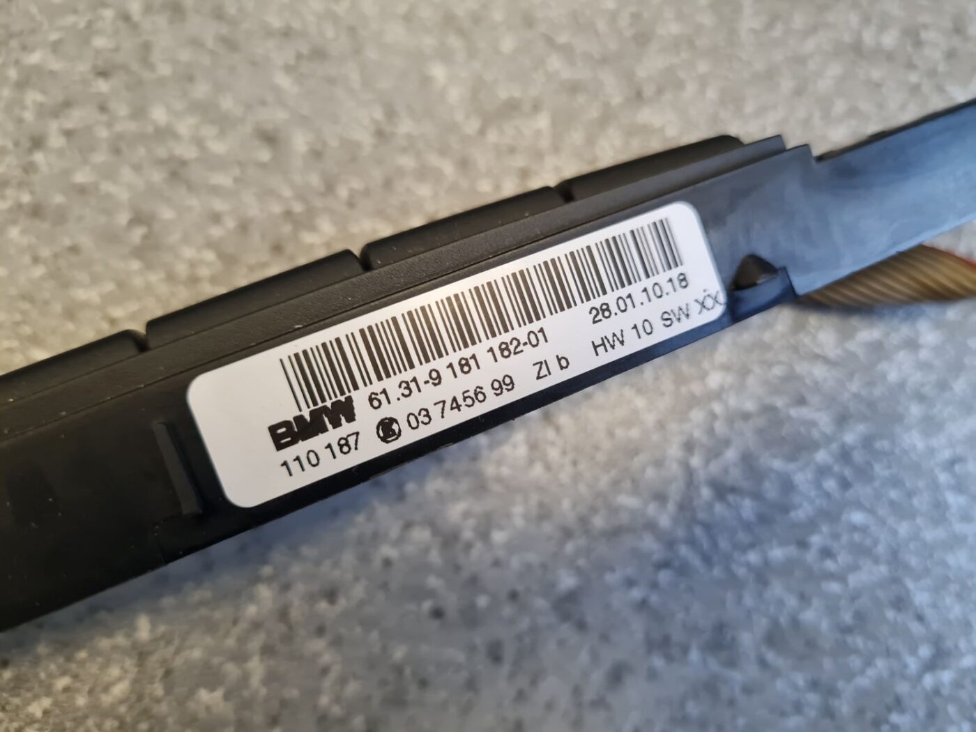 Sēdekļa apsildes ieslēgšanas poga priekš BMW 330D E91 2008 TOURING 4 Sēdekļa apsildes ieslēgšanas poga priekš BMW 330D E91 2008 TOURING