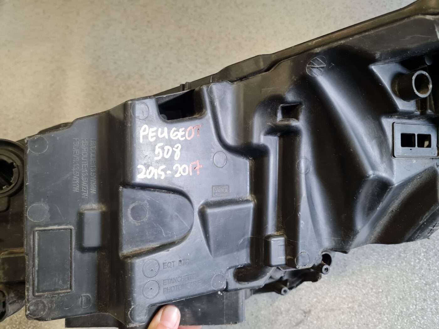 Priekšējais labais lukturis priekš PEUGEOT 508 2015-2017 5 Priekšējais labais lukturis priekš PEUGEOT 508 2015-2017