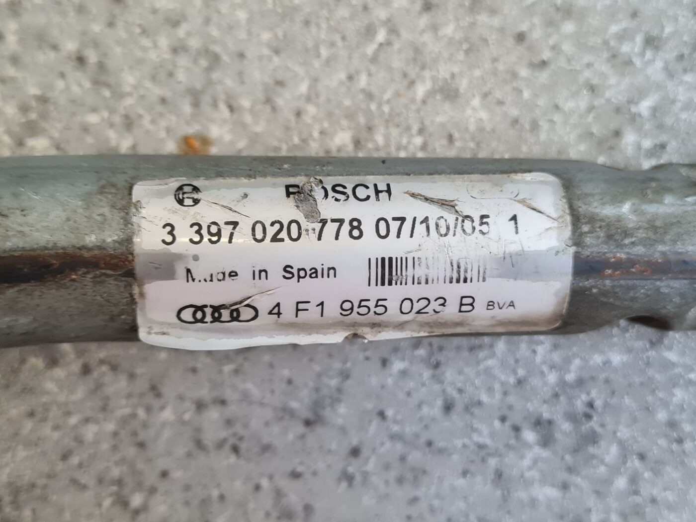 Vējstikla tīrīšanas mehānisms priekš AUDI A6 AVANT 2007 QUATTRO 5 Vējstikla tīrīšanas mehānisms priekš AUDI A6 AVANT 2007 QUATTRO