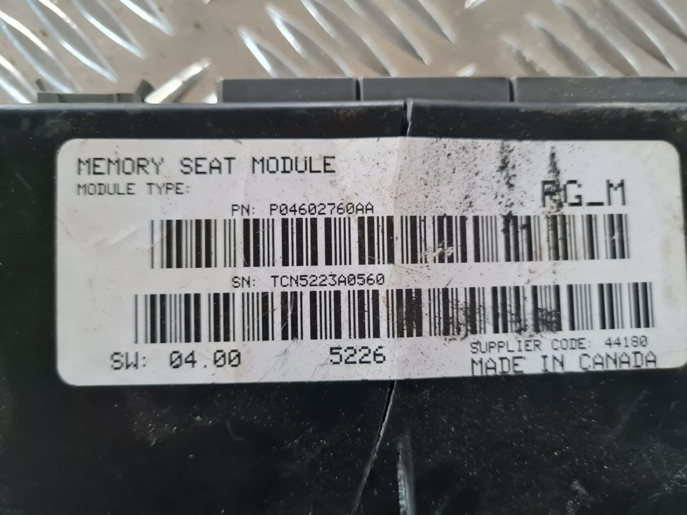 Sēdekļu vadības bloks priekš CHRYSLER VOYAGER 2006 9 Sēdekļu vadības bloks priekš CHRYSLER VOYAGER 2006